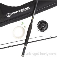 Wakeman Charter Series Fly Fishing Combo with Carry Bag, Black   550091056